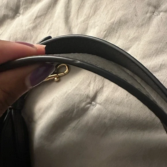 Coach Black Leather Guitar Strap - Picture 6 of 7